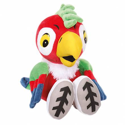 Мягкая игрушка – попугай Кеша из мультфильма Возвращение блудного попугая, озвученный, 15 см. 